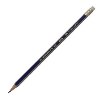 Карандаш Faber-Castell \"Goldfaber 1222\" чернографитный, шестигранный, твердость HB, с ластиком