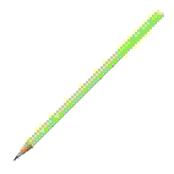 Карандаш Faber-Castell "Sparkle" чернографитный, тв. B, трехгранный, заточ., корпус неоновый зеленый