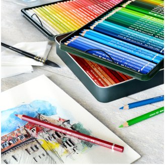 Карандаши Faber-Castell \"Albrecht Dürer\" акварельные художественные, набор из 120 цв.в метал.коробке