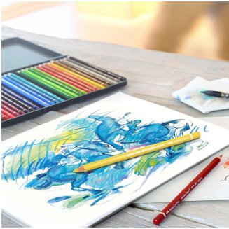 Карандаши Faber-Castell \"Albrecht Dürer\" акварельные художественные, набор из 36 цв. в метал.коробке