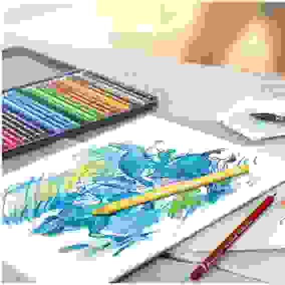 Карандаши Faber-Castell \"Albrecht Dürer\" акварельные художественные, набор из 36 цв. в метал.коробке