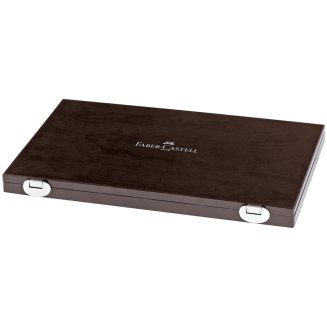 Карандаши Faber-Castell \"Albrecht Dürer\" акварельные худ., набор из 48 цв, кисти, точилка в дер.кор.