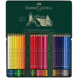 Карандаши Faber-Castell \"Albrecht Dürer\" акварельные художественные, набор из 60 цв.в метал.коробке