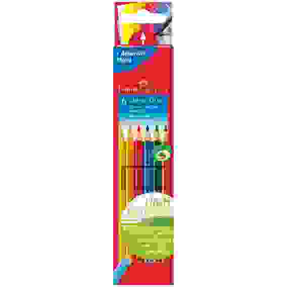 Карандаши Faber-Castell \"Grip\" цветные, трехгранные, заточенные, набор из 6 цветов, картон