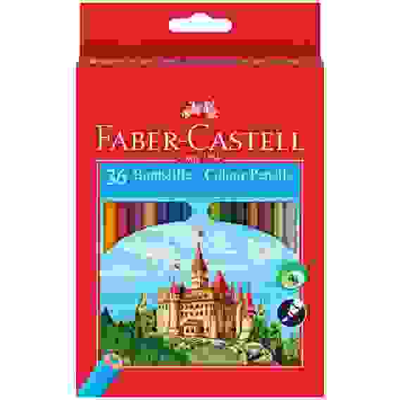 Карандаши Faber-Castell цветные, набор из 36 цветов, в карт.упаковке.