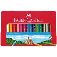 Карандаши Faber-Castell цветные, набор из 36 цветов, в металлической коробке