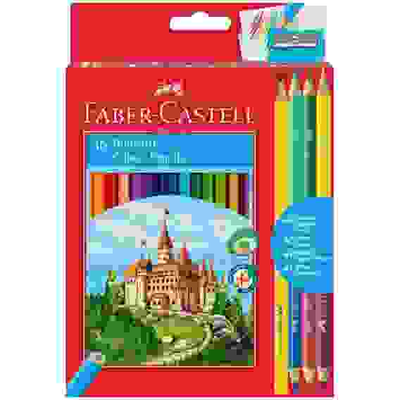 Карандаши Faber-Castell цветные, набор из 36 цветов+4, в карт.упаковке., с точилкой