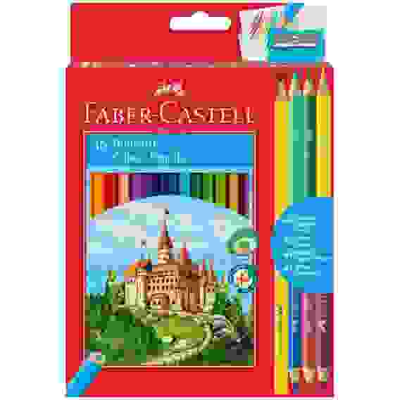 Карандаши Faber-Castell цветные, набор из 36 цветов+4, в карт.упаковке., с точилкой