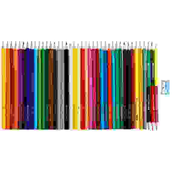 Карандаши Faber-Castell цветные, набор из 36 цветов+4, в карт.упаковке., с точилкой