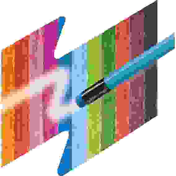 Карандаши Faber-Castell цветные стираемые, набор из 12 цветов в карт.упаковке