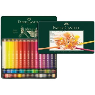 Карандаши Faber-Castell \"Polychromos\" цветные художественные, набор из 120 цветов в метал.коробке