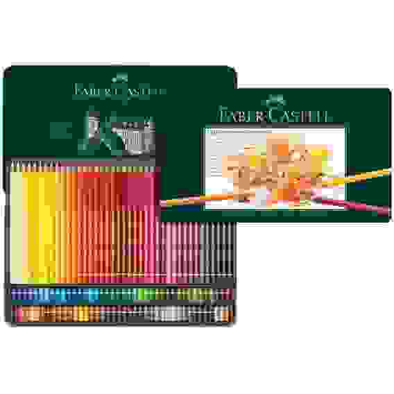 Карандаши Faber-Castell "Polychromos" цветные художественные, набор из 120 цветов в метал.коробке
