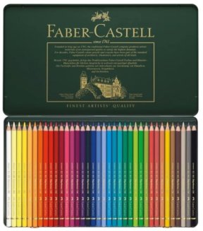 Карандаши цветные Faber-Castell \"Polychromos\" художественные 36цв., заточен., метал. коробка