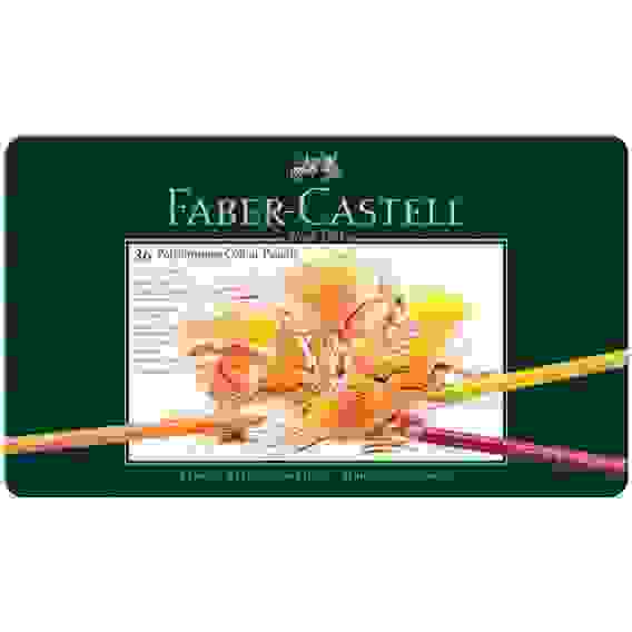 Карандаши цветные Faber-Castell \"Polychromos\" художественные 36цв., заточен., метал. коробка