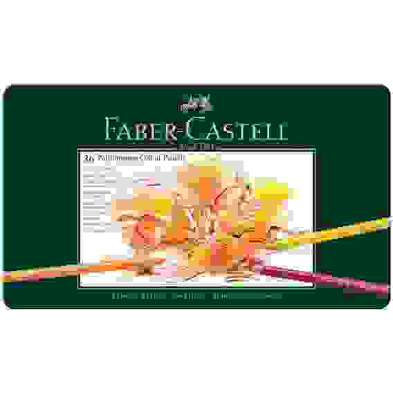 Карандаши цветные Faber-Castell \"Polychromos\" художественные 36цв., заточен., метал. коробка