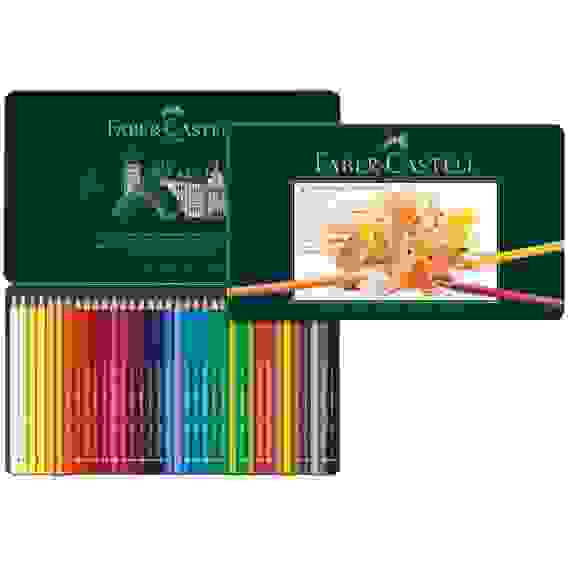 Карандаши цветные Faber-Castell \"Polychromos\" художественные 36цв., заточен., метал. коробка
