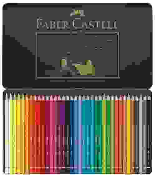 Карандаши цветные Faber-Castell \"Polychromos\" художественные 36цв., заточен., метал. коробка