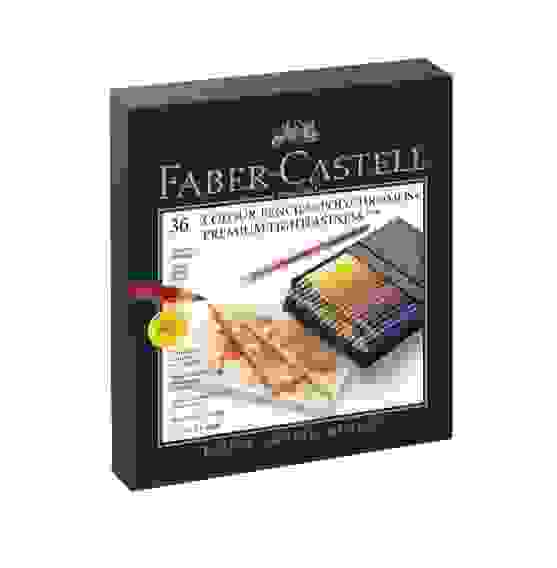 Карандаши Faber-Castell \"Polychromos\" цветные художественные, набор из 36 цветов в студийной коробке