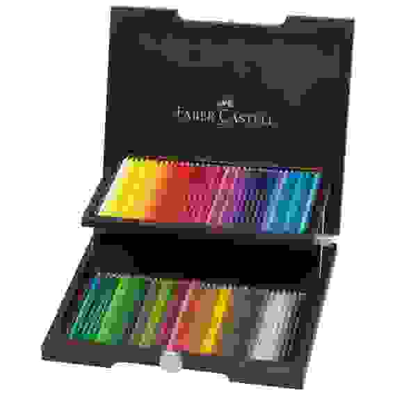 Карандаши Faber-Castell \"Polychromos\" цветные художественные, набор из 72 цветов в дерев. Коробке