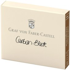 Картриджи Graf von Faber-Castell чернильные, черные, 6 штук в картонной коробке