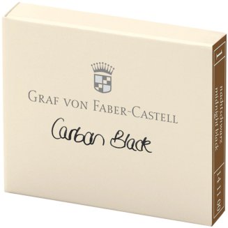 Картриджи Graf von Faber-Castell чернильные, черные, 6 штук в картонной коробке