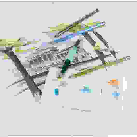 Кисть Faber-Castell \"Water Brush\" с резервуаром 6мл, круглая, синтетическая