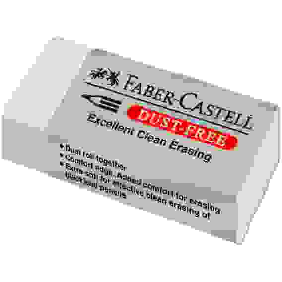 Ластик Faber-Castell \"Dust Free\", прямоугольный, размер 41*18,5*11,5мм в картонном футляре