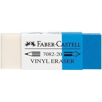 Ластик Faber-Castell \"PVC-Free\" комбинированный, прямоугольной формы, размер 62*21,5*11,5мм