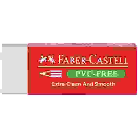 Ластик Faber-Castell \"PVC-free\" в карт.футляре, прямоугольной формы, размер 63*22*11мм