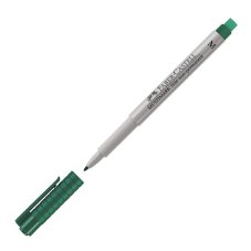 Маркер Faber-Castell \"Multimark non permanent\" стирающийся, для глад. поверхн., M, зел. 1 мм,с ласт