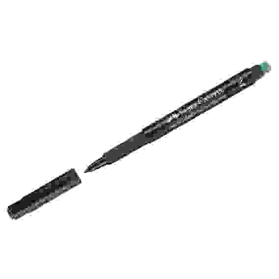 Маркер Faber-Castell \"Multimark permanent\" перманентный, универс. M, черный, 1.0мм, с ластиком