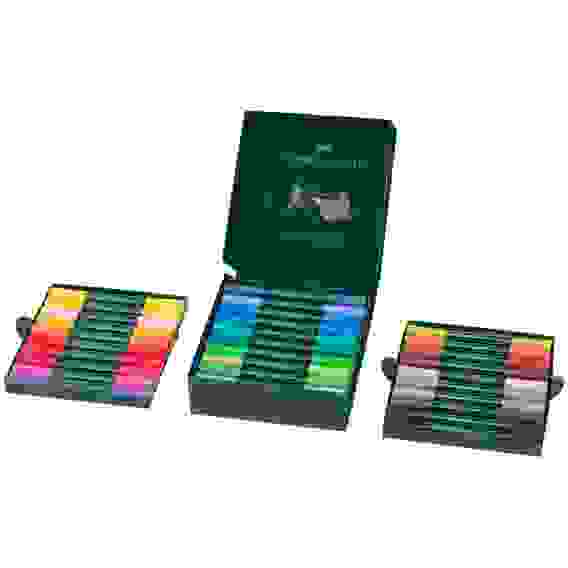 Набор акварельных пигм. маркеров Faber-Castell \"Albrecht Dürer\" 30цв., двухстор., кистев./пулевид.