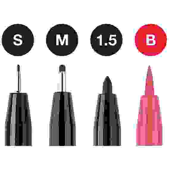 Набор капиллярных ручек Faber-Castell "Pitt Artist Pen Lettering" ассорти, 4шт., 0,3/0,7/1,5мм/Brush