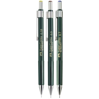 Набор карандашей механических Faber-Castell \"TK-Fine 97\", HB, 0,35/0,5/0,7мм, пласт. уп., европодвес
