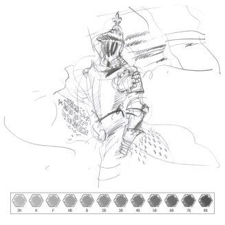 Набор Faber-Castell \"Castell 9000 Art Set\" карандашей чернографитных, 12шт., от 2H до 8B в метал.кор