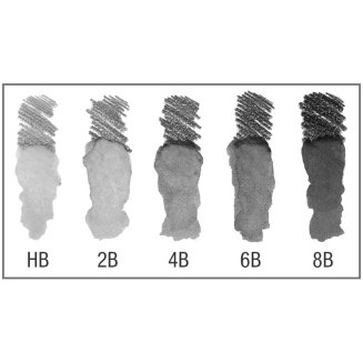 Карандаши Faber-Castell \"Graphite Aquarelle\" чернографитные акварельные, 5шт., HB-8B в метал.кор.