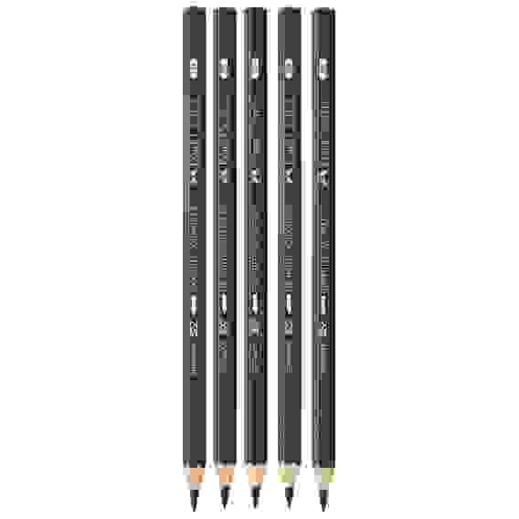 Карандаши Faber-Castell \"Graphite Aquarelle\" чернографитные акварельные, 5шт., HB-8B в метал.кор.