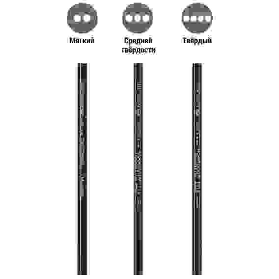 Угольные карандаши Faber-Castell \"Pitt\" в наборе из 3шт., мягкий, средний, твердый