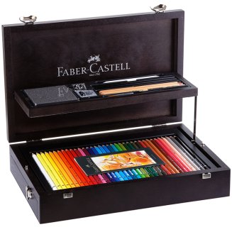 Художественные изделия Faber-Castell \"Art &amp; Graphic Collection\" в наборе из 125 предм., в дер.кор.