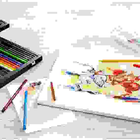 Художественные изделия Faber-Castell "Art &amp; Graphic Compendium" в наборе из 54 предм.,в дерев.пенале