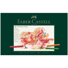 Пастель Faber-Castell \"Polychromos\" художественная в наборе из 36 цветов в картонной упаковке