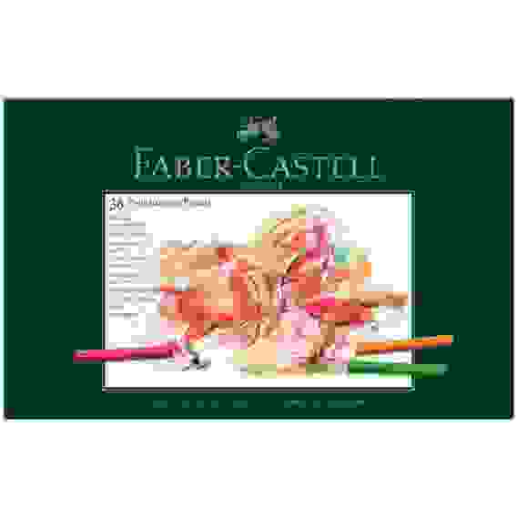 Пастель Faber-Castell "Polychromos" художественная в наборе из 36 цветов в картонной упаковке