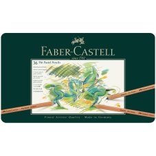 Карандаши Faber-Castell \"Pitt Pastel\" пастельные в наборе из 36 цветов в металлической коробке