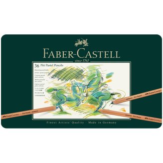 Карандаши Faber-Castell \"Pitt Pastel\" пастельные в наборе из 36 цветов в металлической коробке