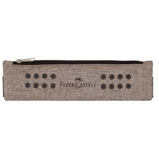 Пенал-косметичка Faber-Castell \"Grip\", размер 210*58, цвет песочный