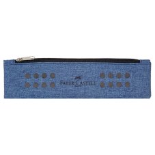 Пенал-косметичка Faber-Castell \"Grip\", размер 210*58, цвет синий