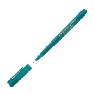Ручка Faber-Castell \"Broadpen 1554\" капиллярная бирюзовая, толщина линии 0,8мм