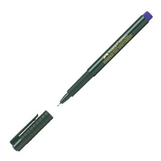 Ручка Faber-Castell \"Finepen 1511\" капиллярная синяя, толщина линии 0,4мм