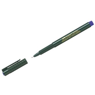 Ручка Faber-Castell \"Finepen 1511\" капиллярная синяя, толщина линии 0,4мм