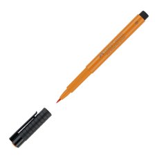 Ручка Faber-Castell \"Pitt Artist Pen Brush\" капиллярная кистевая, цвет 113 оранжевая глазурь,